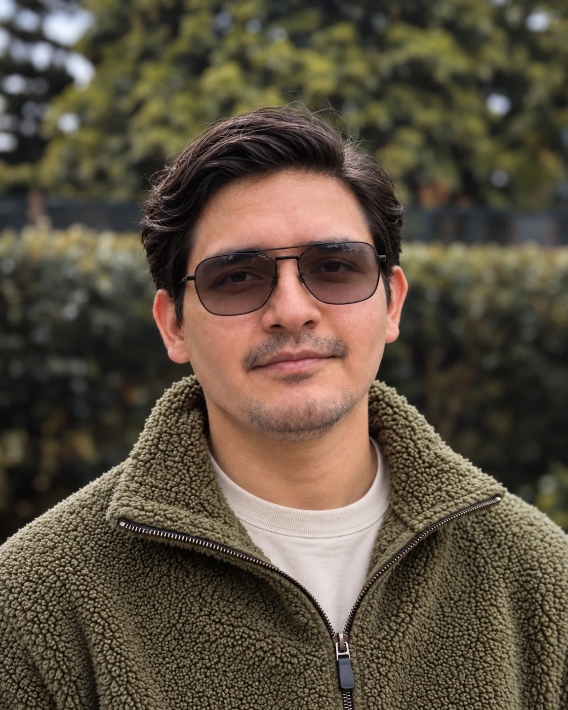 Julián Parra al aire libre